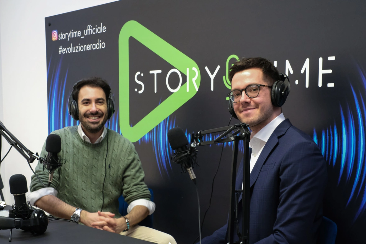 Intervista a Brocca Finance Office presso lo studio della radio StoryTime